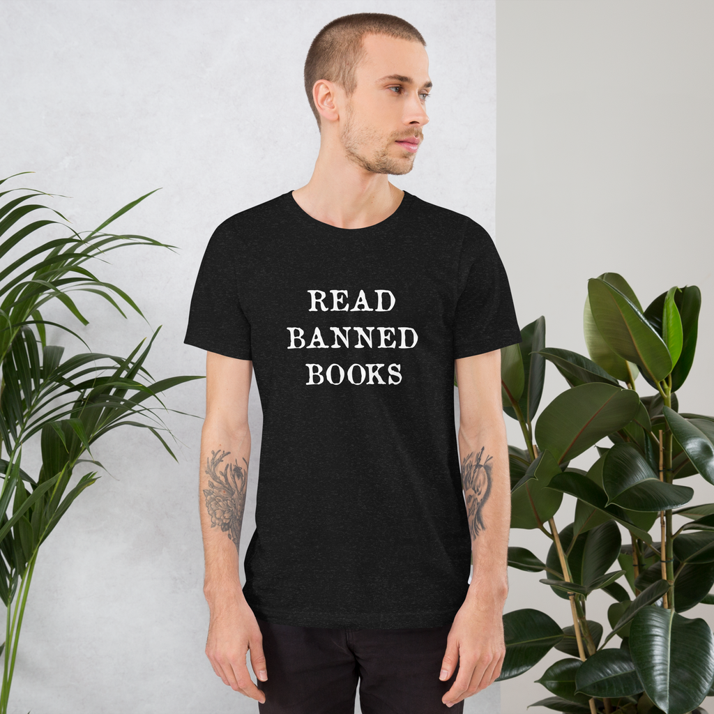 Read Banned Books Black Bella Canvas Unisex T-shirt