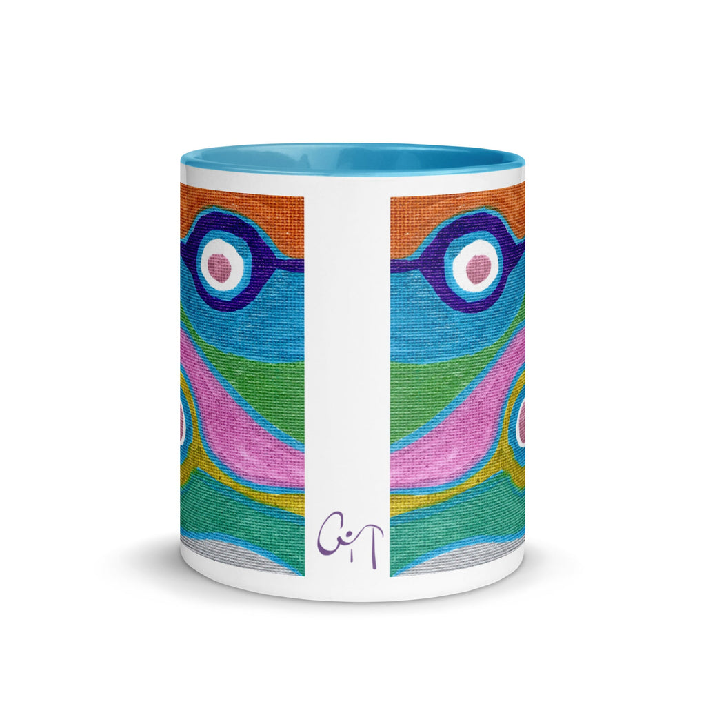 Metallic Protection Blue Lined Mug