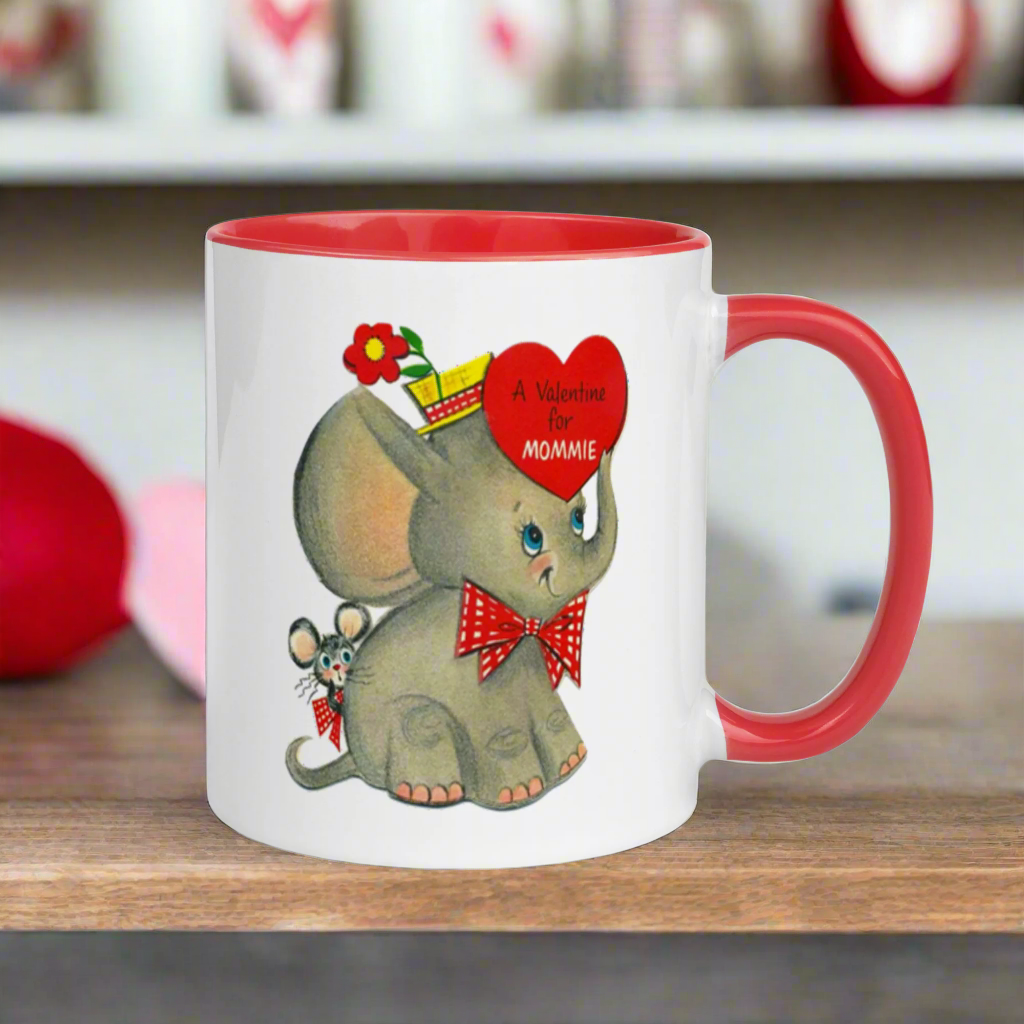 Valentine For Mommy Retro Valentine's Day Mug
