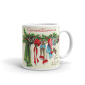 From All Of Us Retro Family Mid Century Retro Christmas Print Glossy Mug