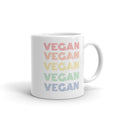 Vegan Rainbow Glossy Coffee Mug