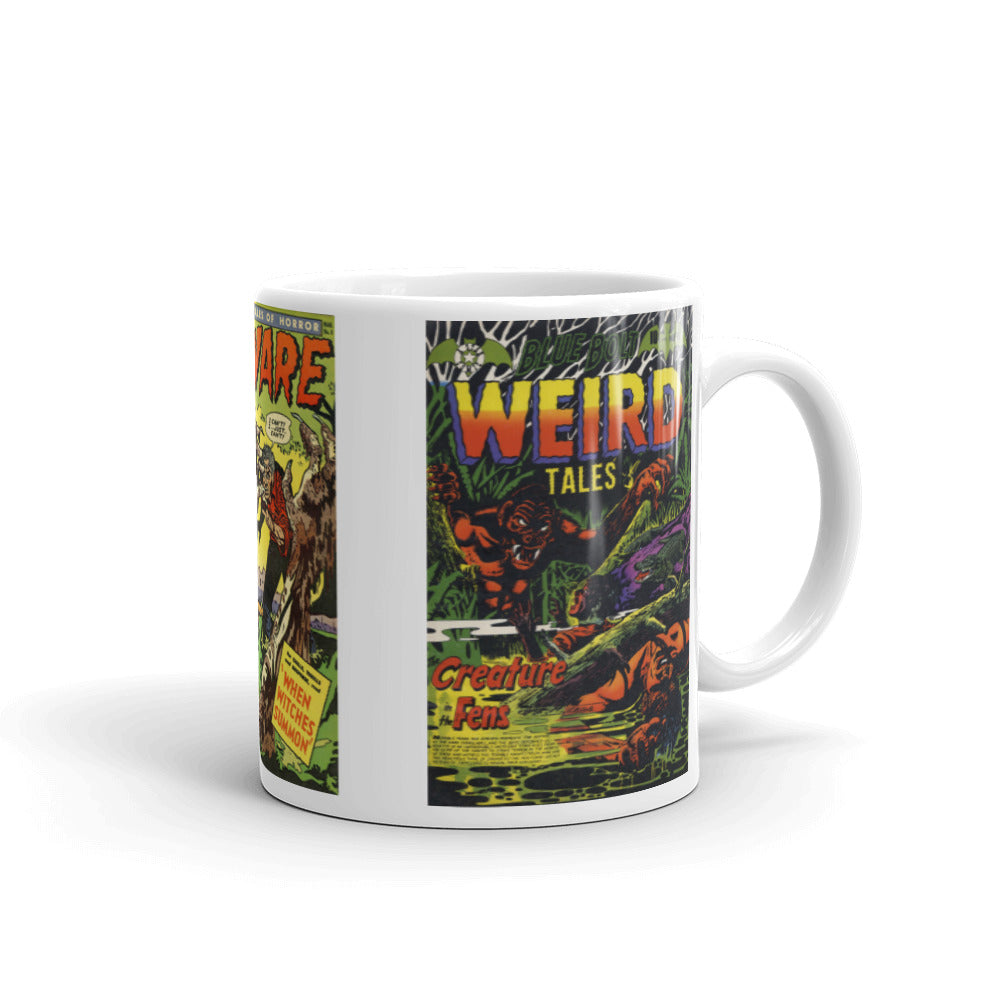 Weird Tales Mug, Vintage Comic Book Mug