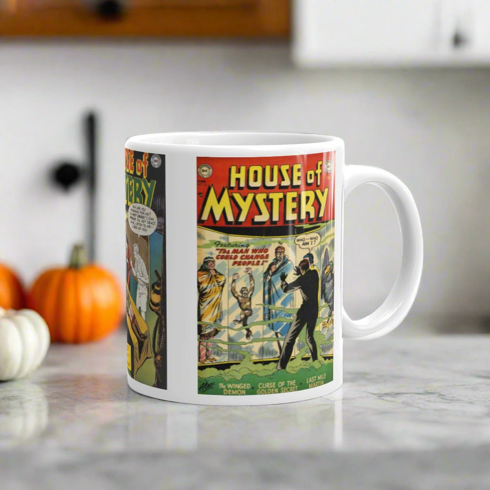House Of Mystery Retro Gothic Comic Glossy Coffee Mug