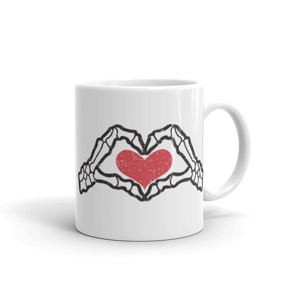 Skeleton Hand Love Mug