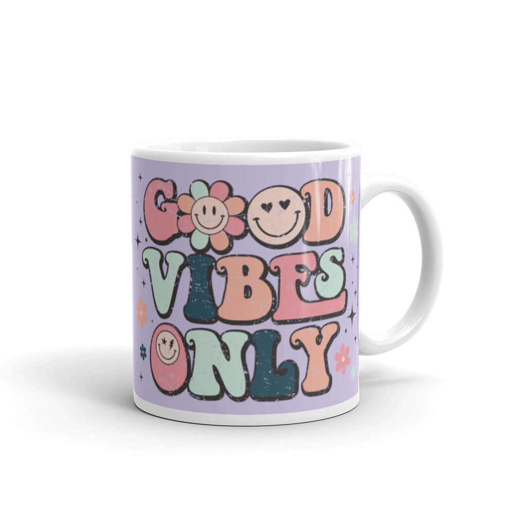 Good Vibes Only Glossy Mug