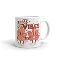 Fall Vibes Leaf Friends Retro Style Fall Autumn Glossy Mug