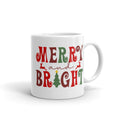 Merry And Bright Christmas Glossy Mug