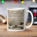Come All Ye Faithful Vintage Christmas Sheet Music Mid Century Retro Christmas Print Glossy Mug