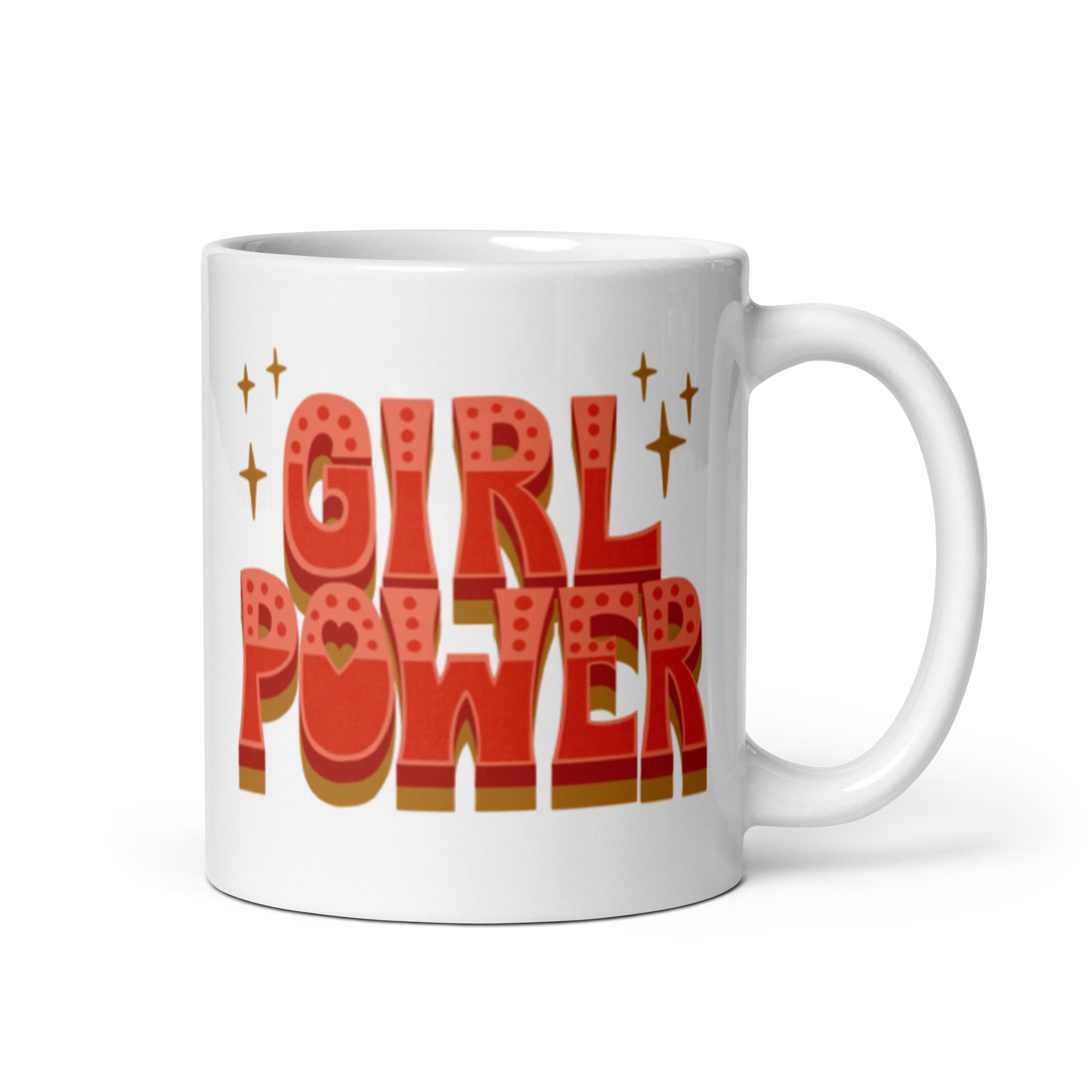 Girl Power Empowered Glossy Mug