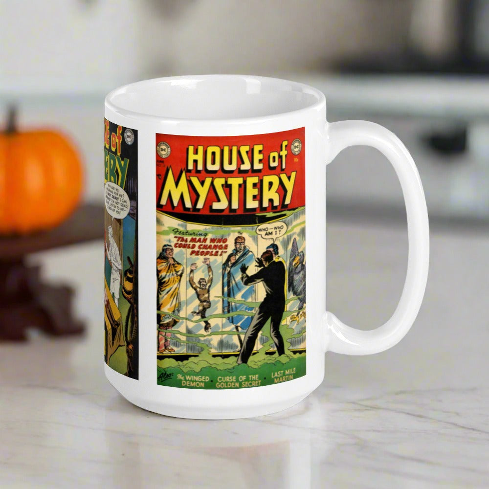 House Of Mystery Retro Gothic Comic Glossy Coffee Mug