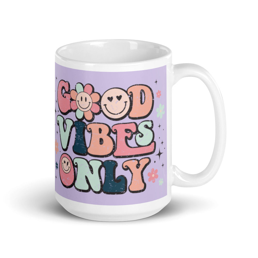 Good Vibes Only Glossy Mug