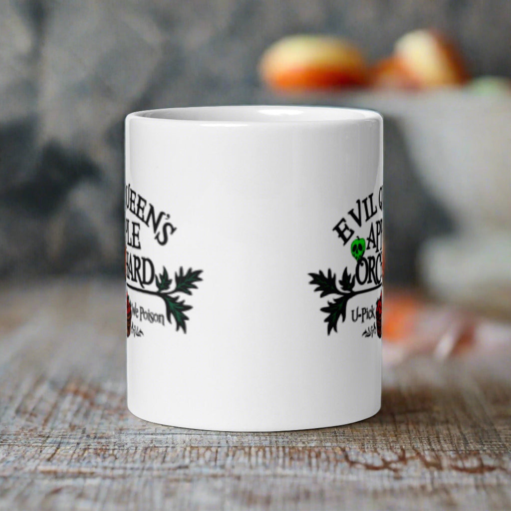 Evil Queen's Apple Orchard Your Pick We Poison Snow White Halloween Coffee Mug