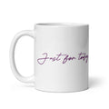 Just for Today Reiki Principle White Glossy Mug