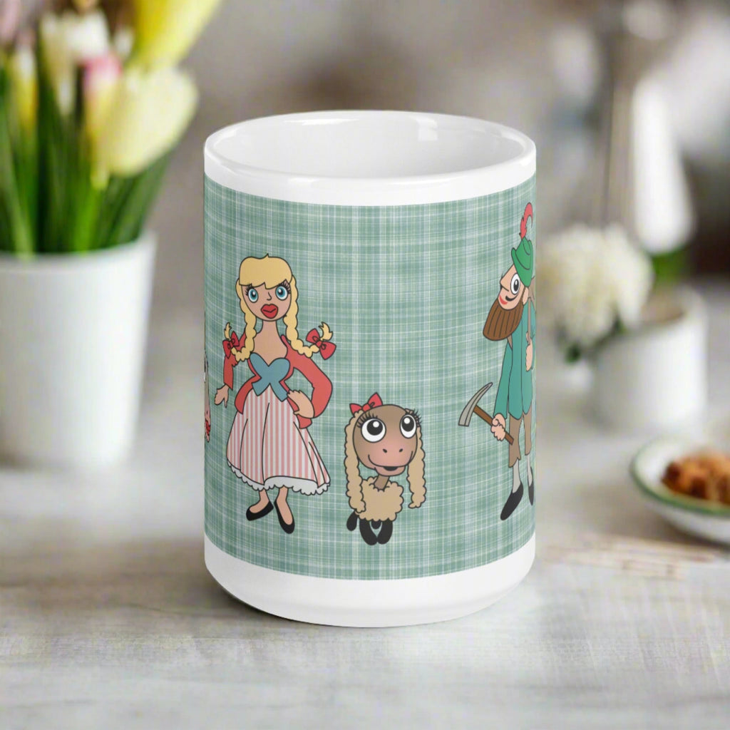 Sound of Music Lonely Goatherd Marionettes Ceramic Coffee Mug