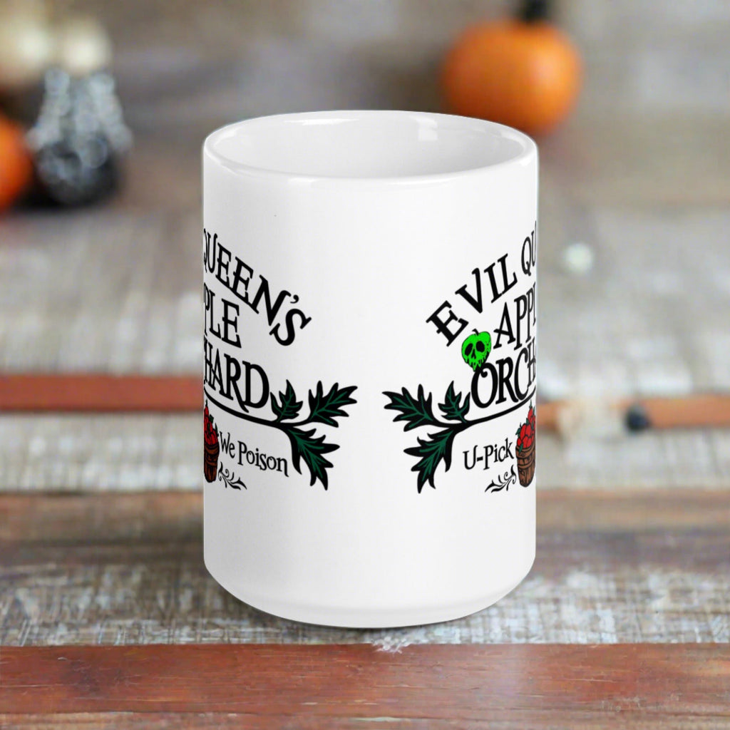 Evil Queen's Apple Orchard Your Pick We Poison Snow White Halloween Coffee Mug