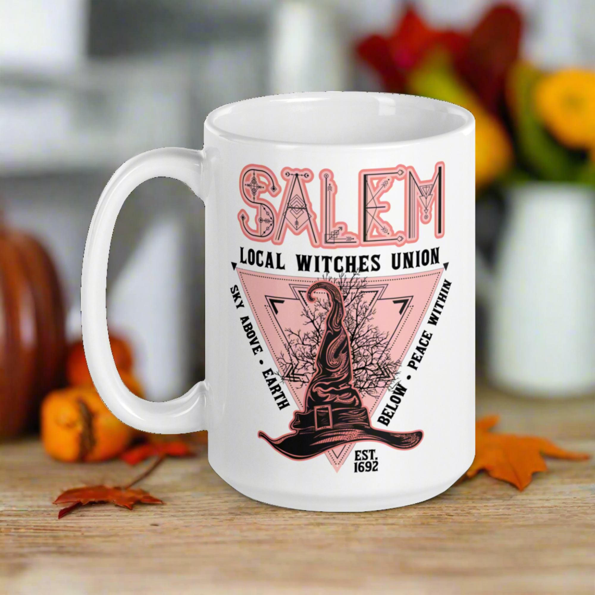 Salem Local Witches Union Halloween Glossy Coffee Mug