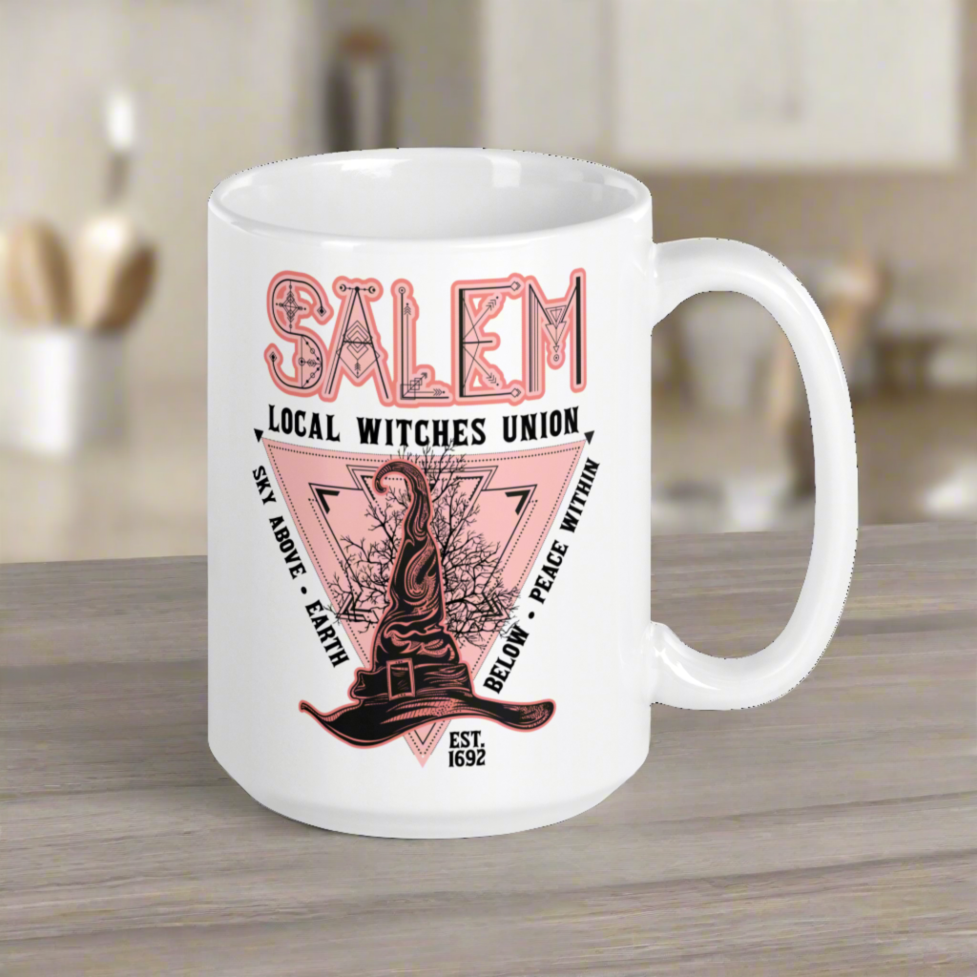 Salem Local Witches Union Halloween Glossy Coffee Mug
