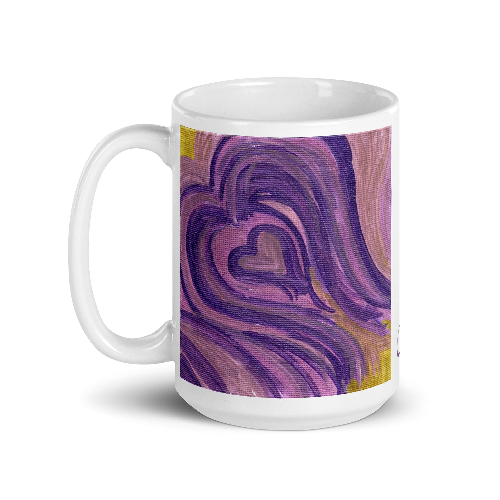 Love Frequency Caden Caraco Glossy Mug