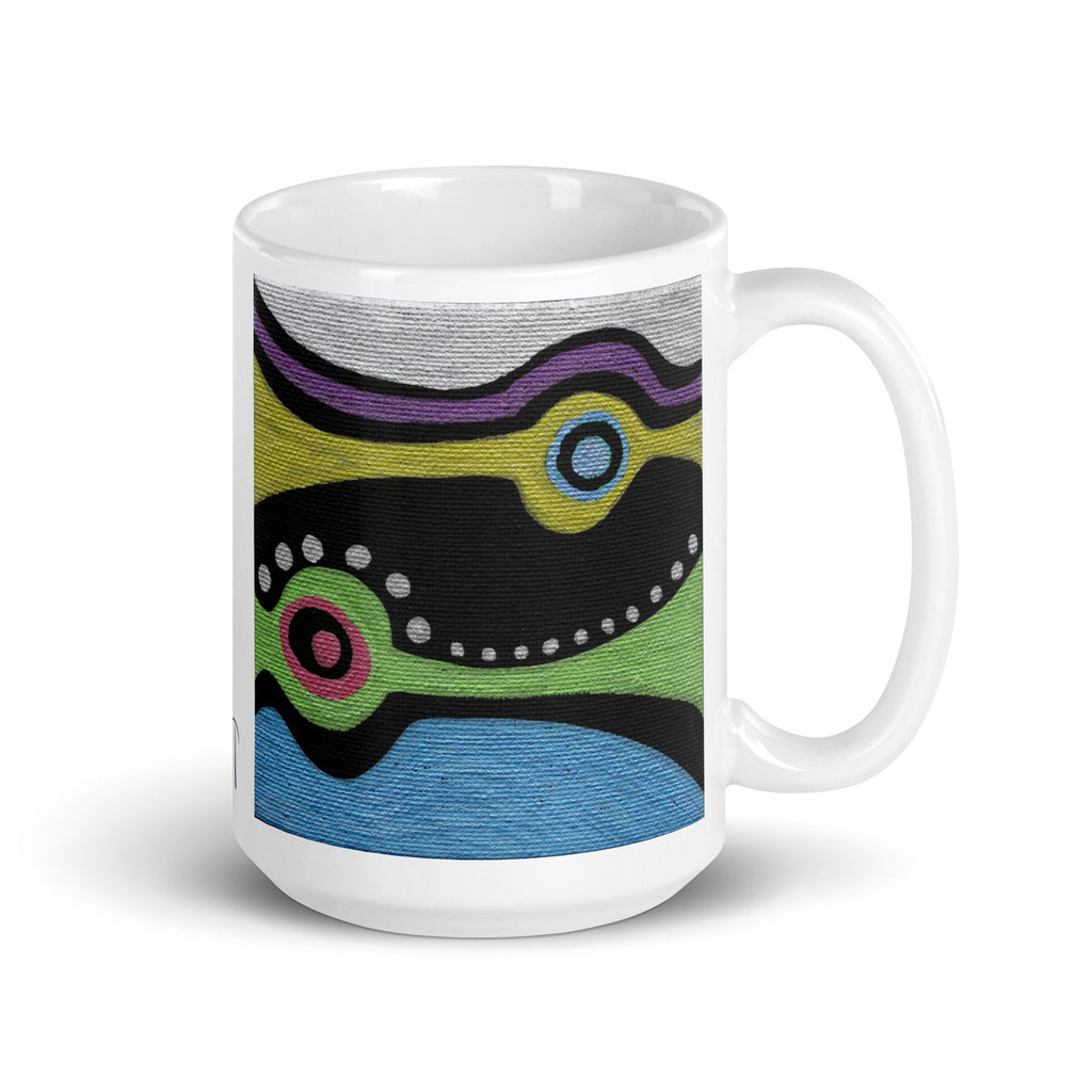 Boba Protection Caden Caraco Art White Glossy Coffee Mug