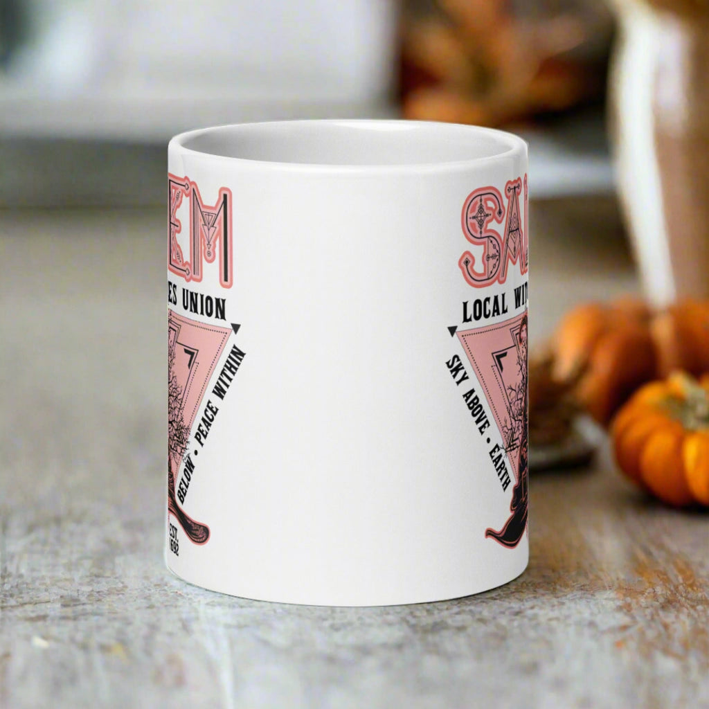Salem Local Witches Union Halloween Glossy Coffee Mug