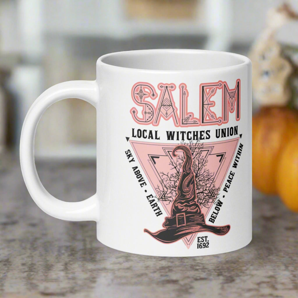 Salem Local Witches Union Halloween Glossy Coffee Mug