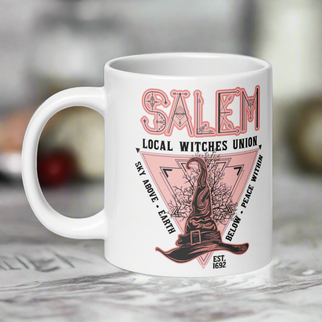 Salem Local Witches Union Halloween Glossy Coffee Mug