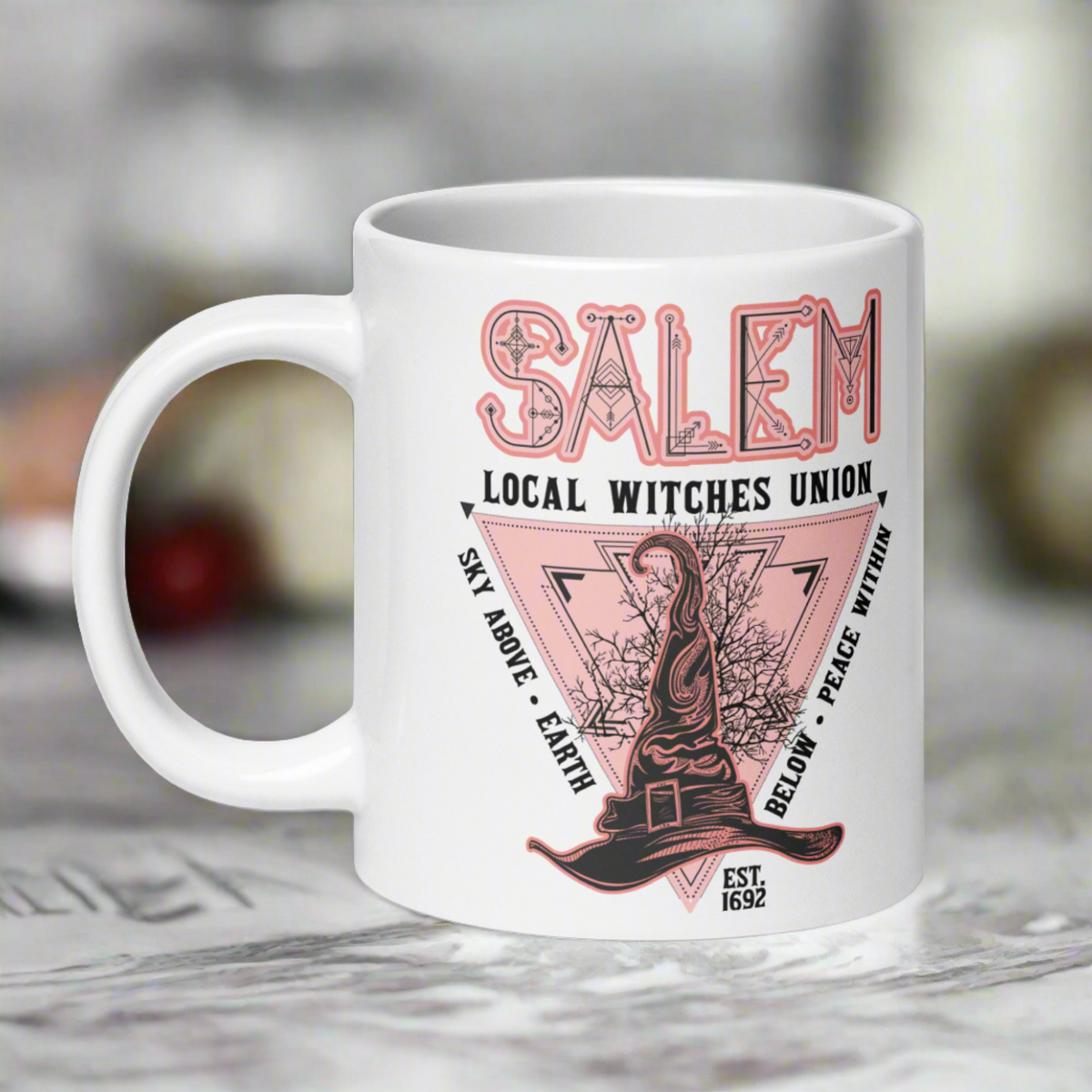 Salem Local Witches Union Halloween Glossy Coffee Mug
