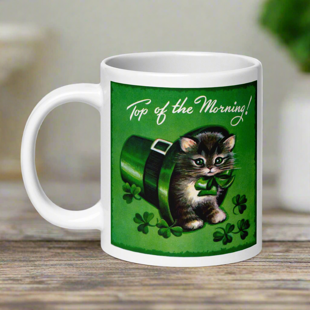 Top Of The Morning St. Patrick’s Day Glossy Coffee Mug