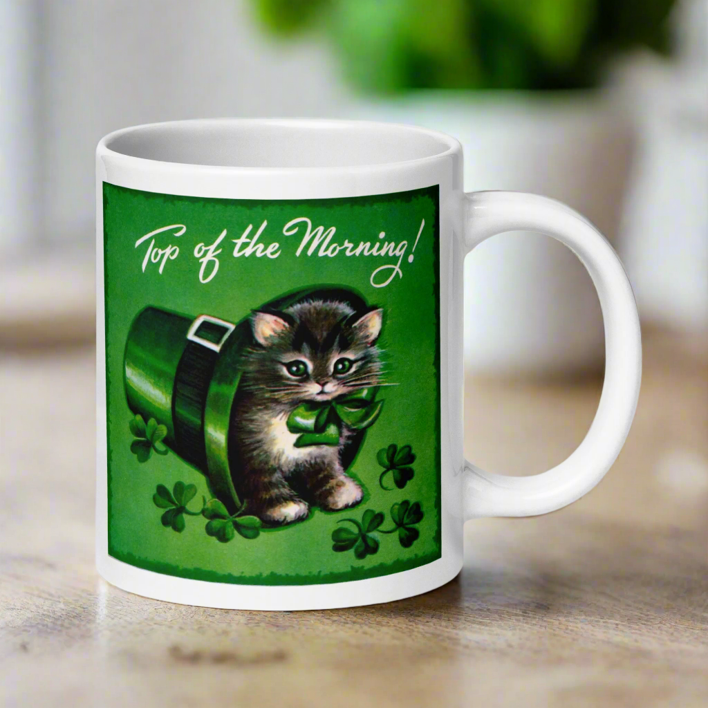 Top Of The Morning St. Patrick’s Day Glossy Coffee Mug